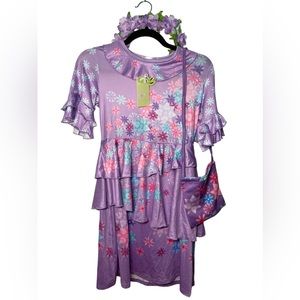 Encanto Isabella costume girls size 8 NWT halloween